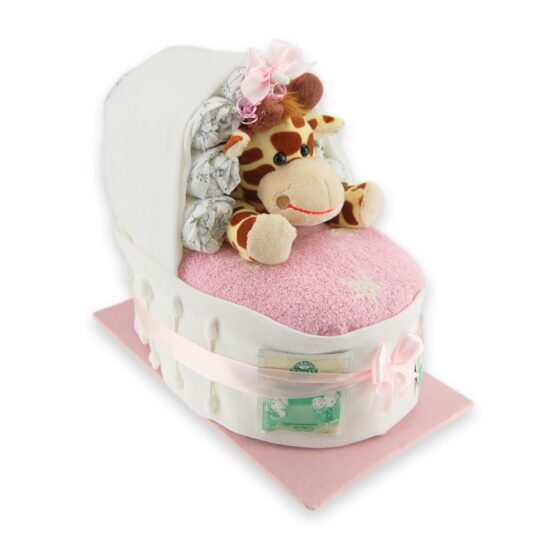 Diaper cake baby crib (1)