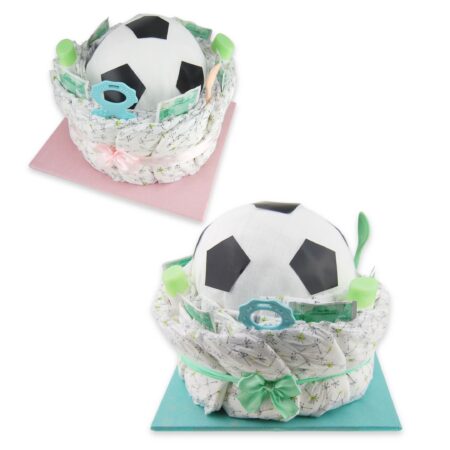 Diaper cake soccer